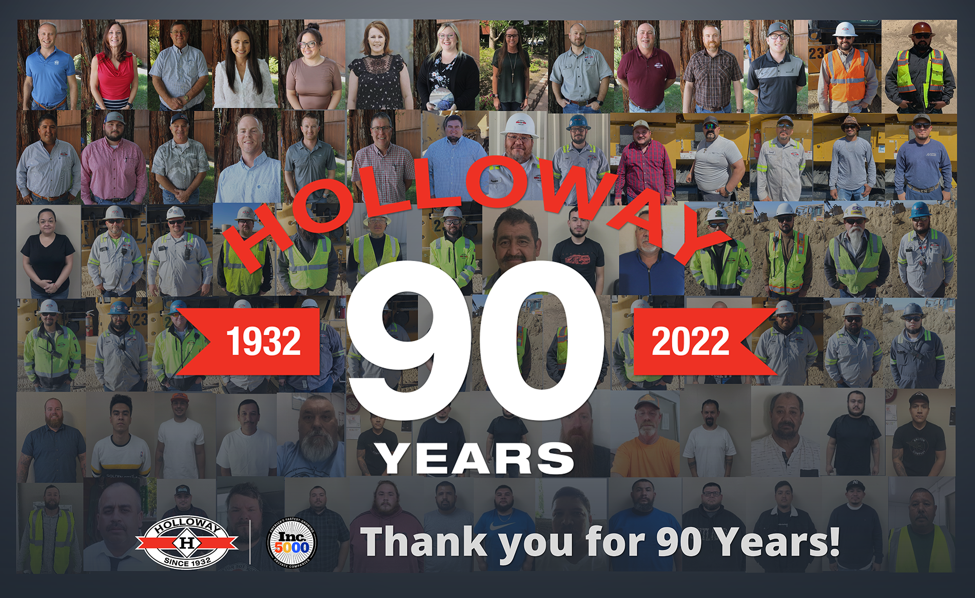 Holloway celebrates 90 years